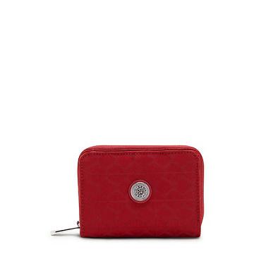 Kipling Money Love Small Wallet Wallets Signature Red | AU 2215LI